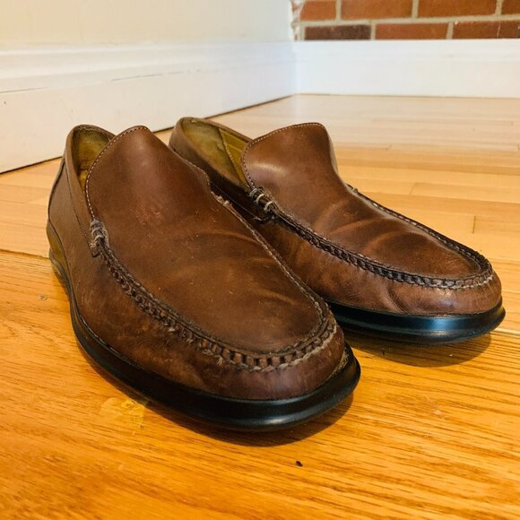 Cole Haan Mens Brown Leather Loafers Size US 10.5 M - Picture 2 of 12